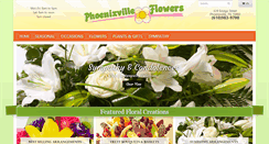 Desktop Screenshot of phoenixvilleflowers.com