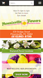 Mobile Screenshot of phoenixvilleflowers.com